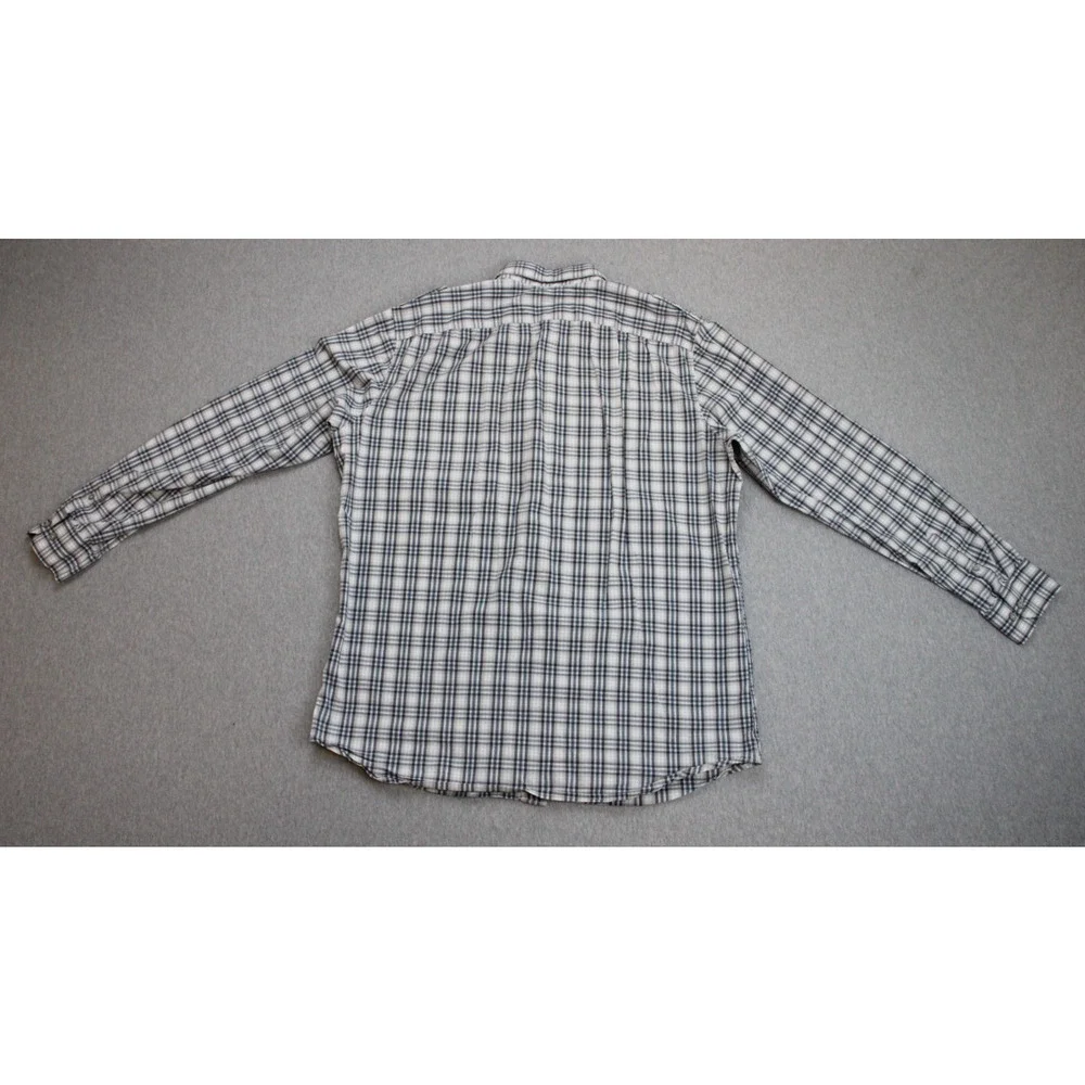 Banana Republic Shirt Mens Size L 16-16.5 Long‎ Sleeve Plaid Button-Up